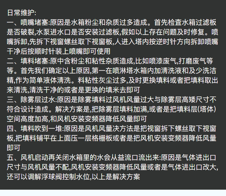 不銹鋼噴淋塔內(nèi)部結(jié)構(gòu)圖